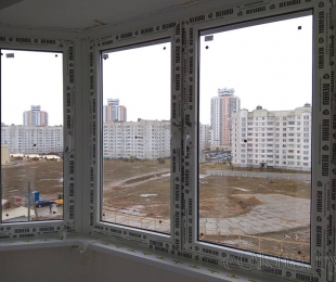 Балконная рама из ПВХ. Плещеницы. №10